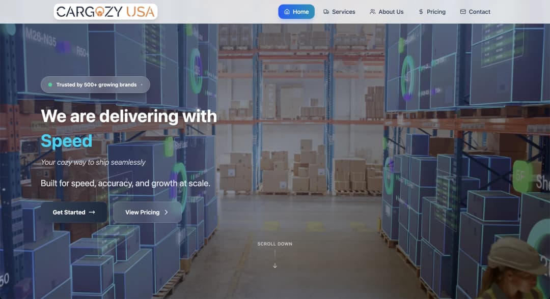 Cargozy USA Website